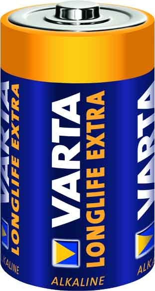 Baterie alcalin LongLife Extra C (R14) cod 4114 VARTA blister 2